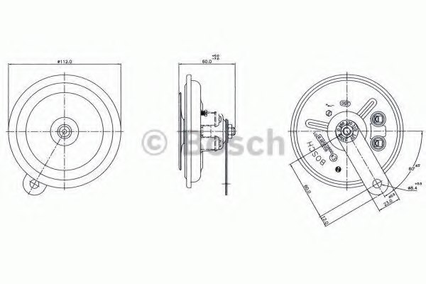 BOSCH 0 320 143 010 Air Horn
